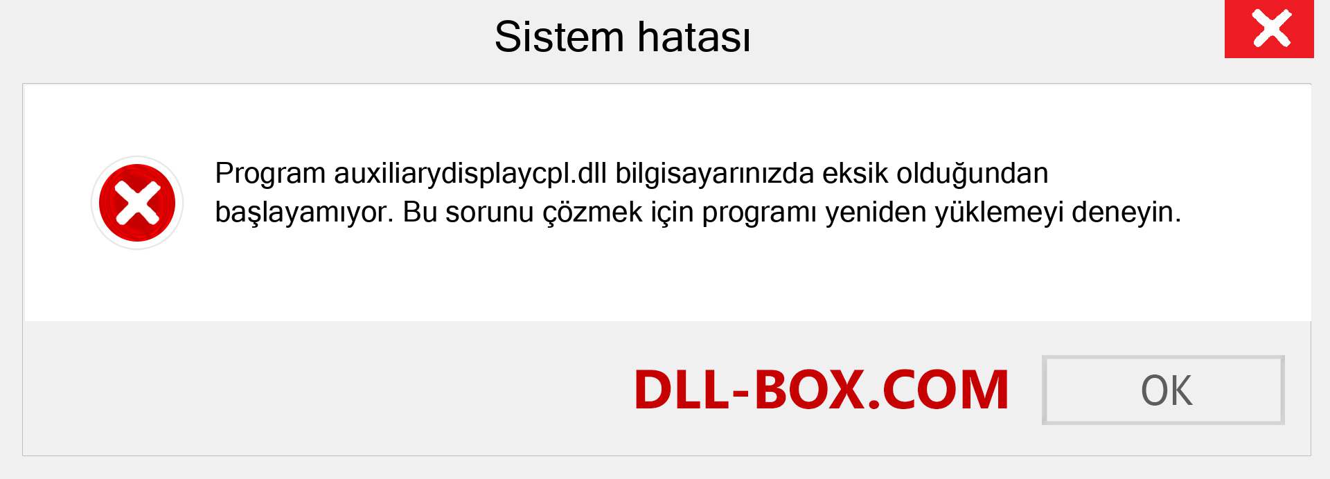 auxiliarydisplaycpl.dll dosyası eksik mi? Windows 7, 8, 10 için İndirin - Windows'ta auxiliarydisplaycpl dll Eksik Hatasını Düzeltin, fotoğraflar, resimler